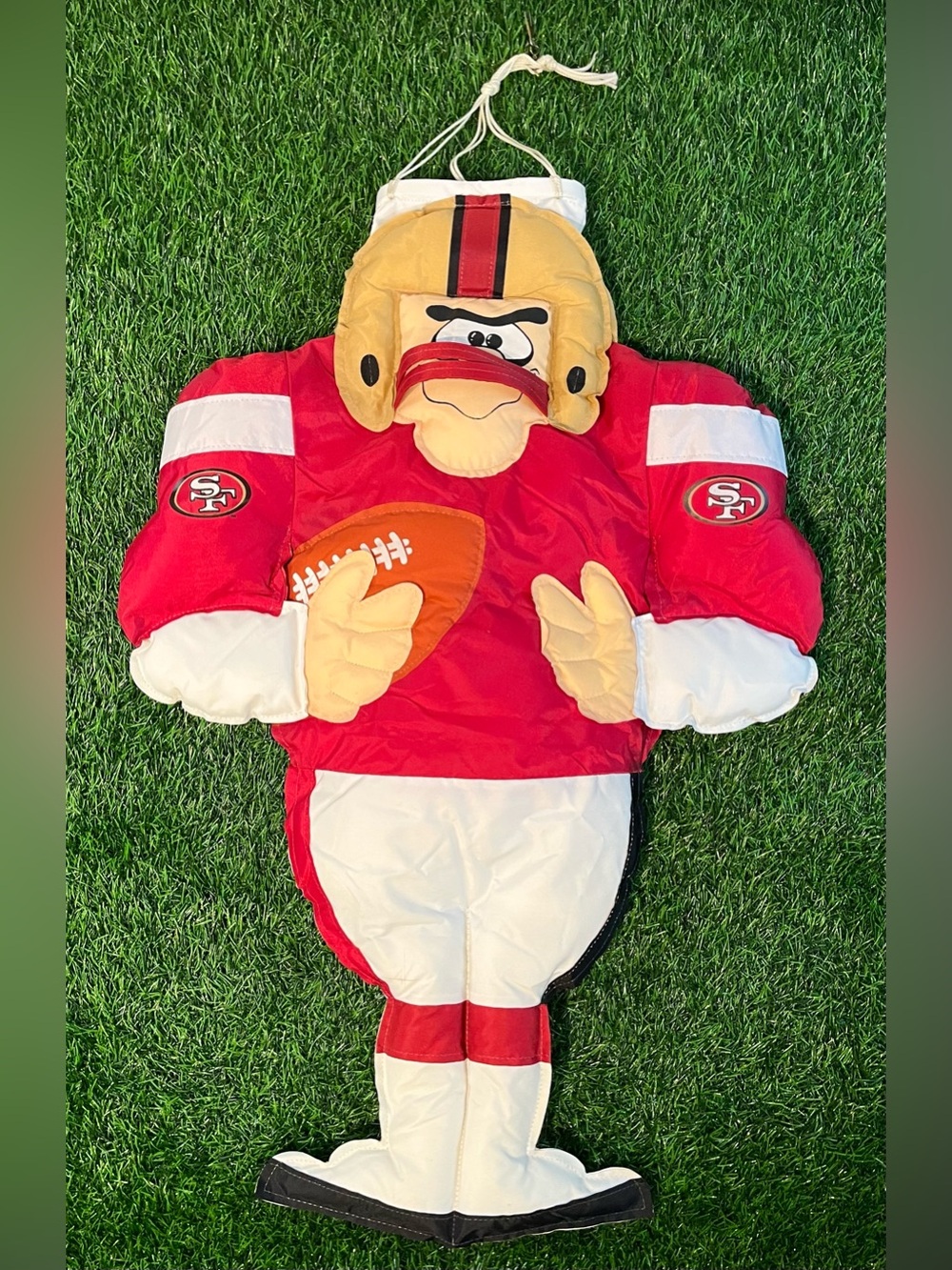 Vintage San Francisco 49ers Puffy Player Windsock NFL Football RARE Made USA